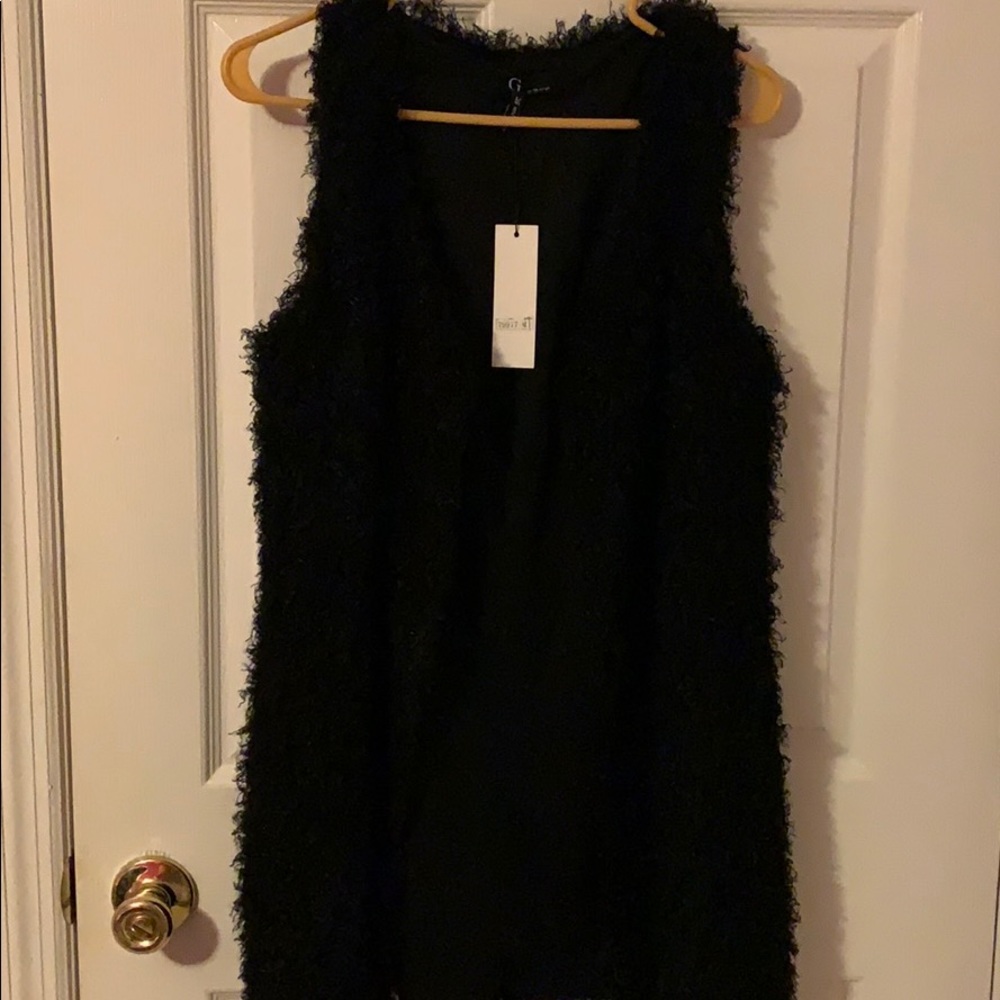 NWT black vest